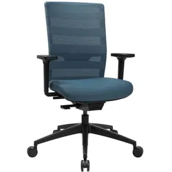 Sitness Drehstuhl AirWork Stoff Blau, Grün Petrol