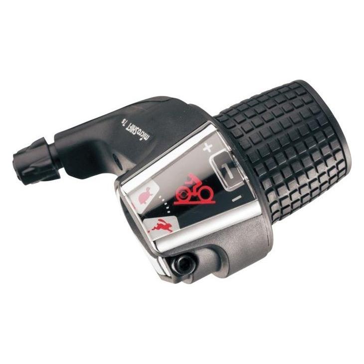 Micro Shift Microshift Machift, Gesetz, 6 -Row, kompatibel mit Shimano, Twist Shifter, Optical Getriebeverhältni (MSH-DS45-6R)