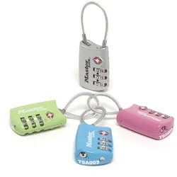 MASTER LOCK 30 mm breites TSA-Gepckschloss mit flexiblem Bgel und individuell einstellbarer Zahlenkombination, verschiedene Farben