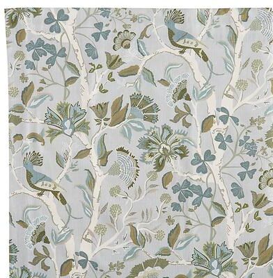 "Marin Botanical Drapery Panel - Mineral, 50""W x 120""L - Ballard Designs"