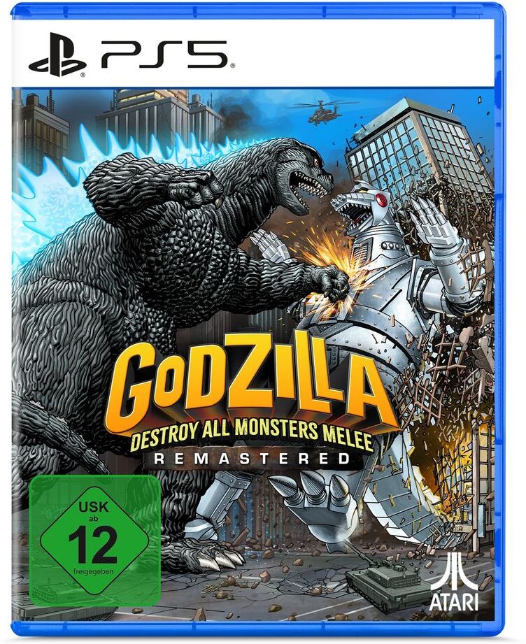ATARI Spielesoftware "Godzilla: Destroy All Monster Melee Remastered", bunt (weiß, neutral), PlayStation 5, Spielesoftware, Spielesoftware