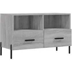 vidaXL TV-Schrank Grau Sonoma 80x36x50 cm Holzwerkstoff