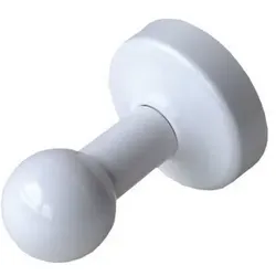 XIMAX Handtuchknopf magnetisch - Weiß - Klein