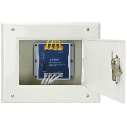 Planet IP30 Industrial 8-Port (8 Ports), Netzwerk Switch, Grau