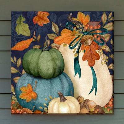 West Of The Wind Harvest Pumpkins Canvas Wall Art Multi Warm , Multi Warm
