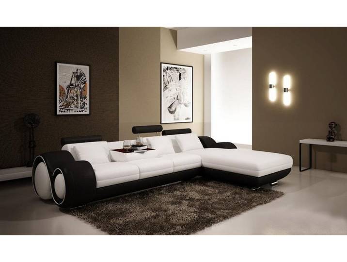 Xlmoebel Ecksofa Eckcouch BERLIN aus Leder mit integriertem USB-Anschluss, Ecksofa, Hergestellt in Europa
