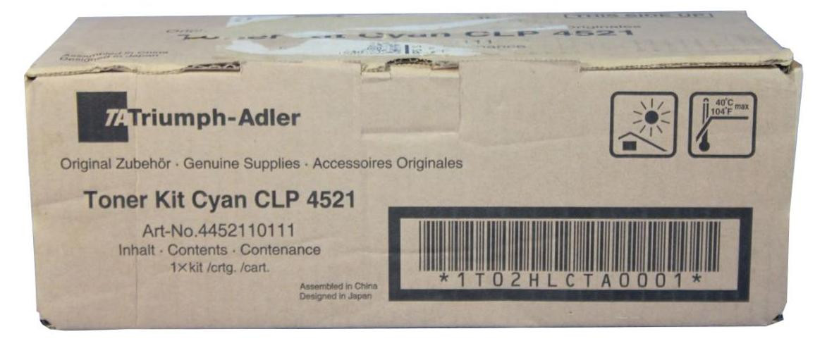 Triumph-Adler tonerkartouche 4452110111 cyaan voor Triumph-Adler CLP 4521