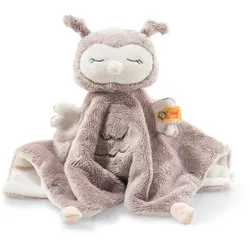 Steiff - Soft Cuddly Friends Ollie Eule Schmusetuch 26 rosebraun/creme - braun