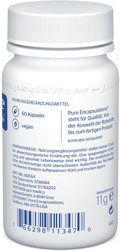 Pure Encapsulations Biotin 2,5 mg Kapseln 60 St