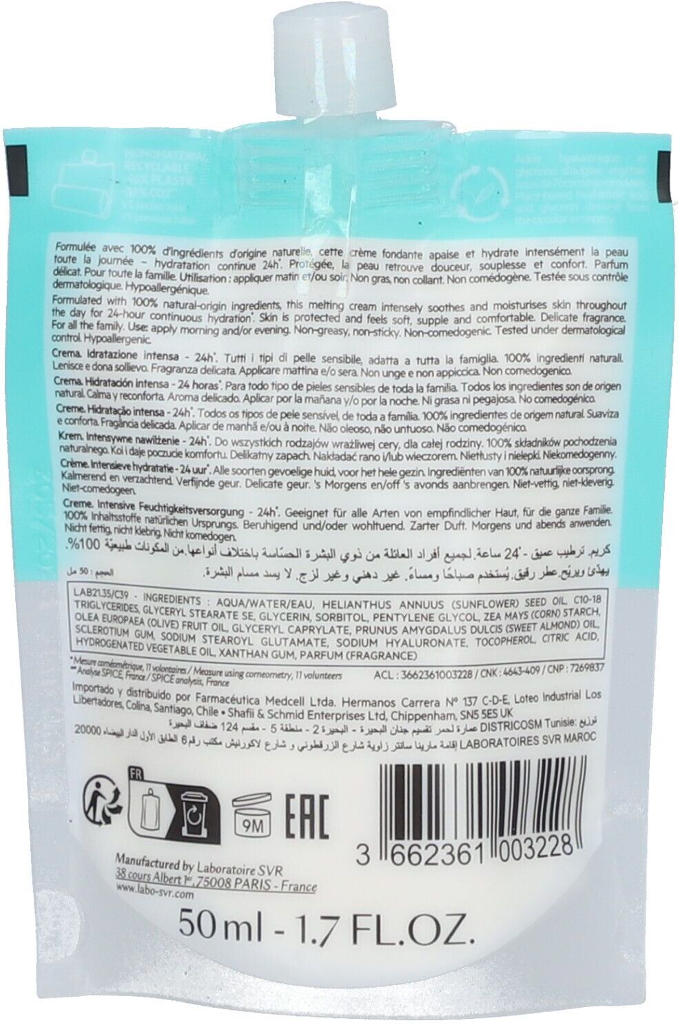 SVR Hydraliane Creme 50 ml