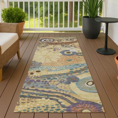 Addison Rugs Machine Washable Indoor/ Outdoor Whimsy Floral Chantille Rug