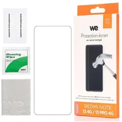 We-Vibe WE verre trempé XIAOMI REDMI NOTE 13 4G/5G / 13 PRO 4G/5G (Xiaomi Redmi Note 13 4G, Xiaomi Redmi Note 13 5G, Xiaomi Redmi Note 13 Pro 4G, Xiaomi Redmi Note 13 Pro 5G), Smartphone Schutzfolie