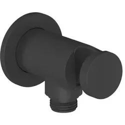Ravak Wandanschlussbogen mit Duschhalter, schwarz X070563
