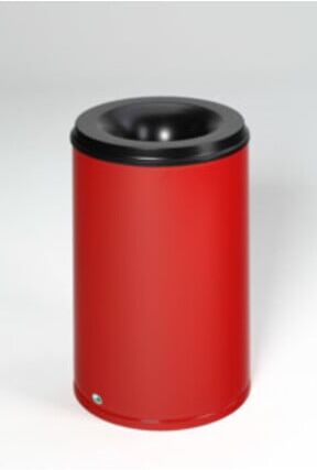VAR Papierkorb feuersicher Löschkopf rot 110 l (3180)