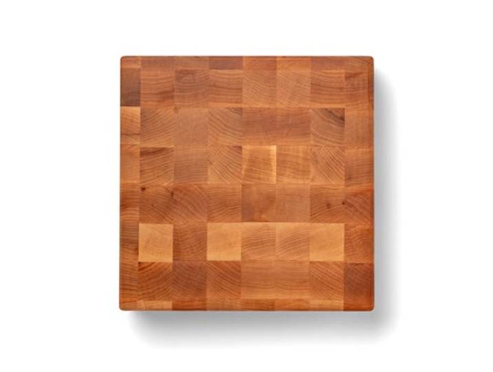 Boos Block Hackbrett Holz - 30,5 x 30,5 x 7,5 cm - Schneidebrett Stirnholz Extra Dick - Nordamerikanisches Ahorn-Hartholz - Hirnholz-Schneidebrett - Holz-Hackblock - Großes Schneidebrett