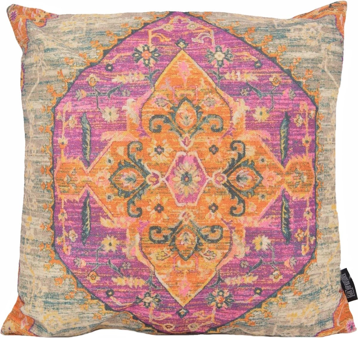 Sierkussen Persian Print #8 van Katoen en Linnen, 45 x 45 cm