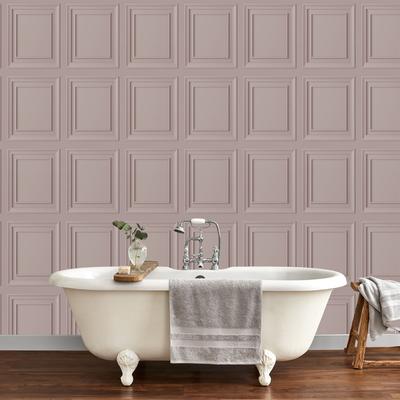 Vliestapete LAURA ASHLEY "Laura Ashley Redbrook Wood Panel Blush Vliestapete", rosa, B:0,52m L:10,05m, Vlies, Tapeten, Laura Ashley Redbrook Wood Panel Blush Vliestapete