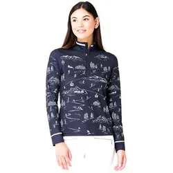KRIMSON KLOVER Krimson Klover Damen Rollkragen m. RV W DRIFTER BASELAYER TOP, Größe XS in Schwarz Schwarz