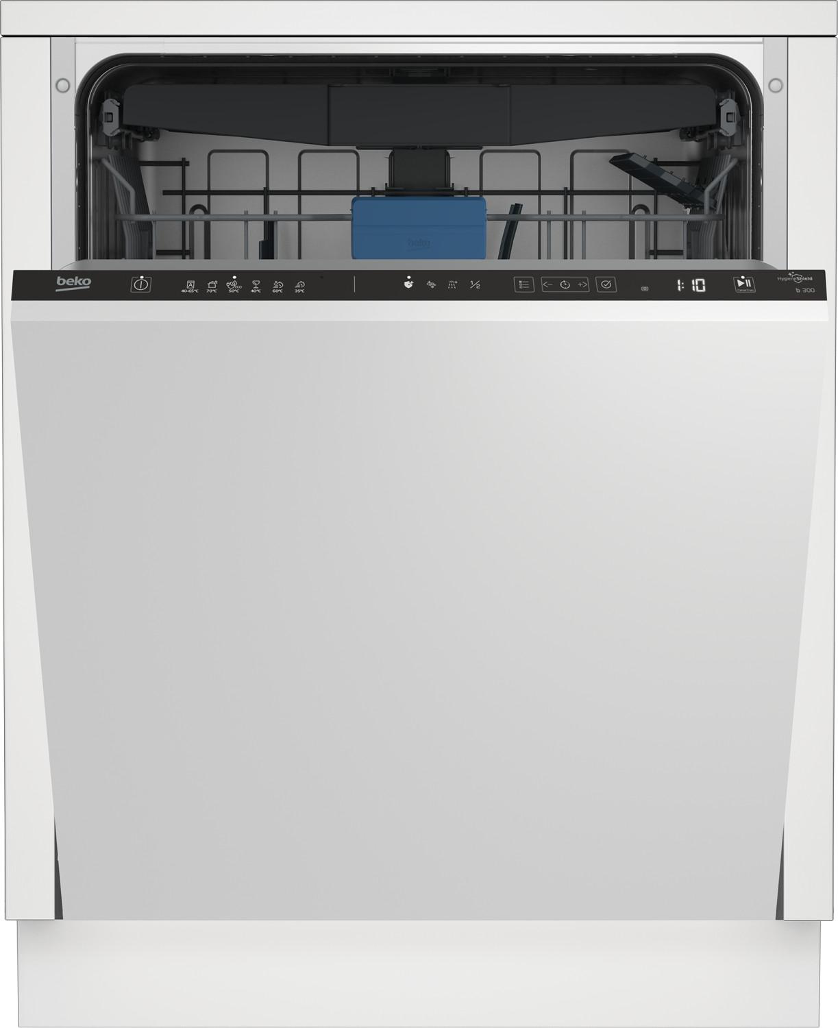 Beko BDIN37530, Voll integriert, Standardgröße (60 cm), Schwarz, Touchsteuerung, LED, 2 Korb/Körbe