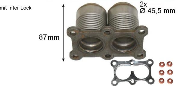 Lrt Reparaturrohr, Katalysator Ff45127q Für Vw