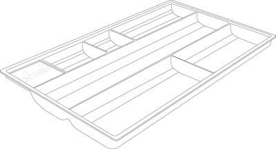 Materialschale, für Sideboard mit Schublade, 335 x 196 mm