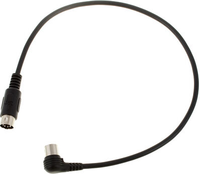 Manikin-Electronic Midi Cable 0,5 straight/angled Schwarz