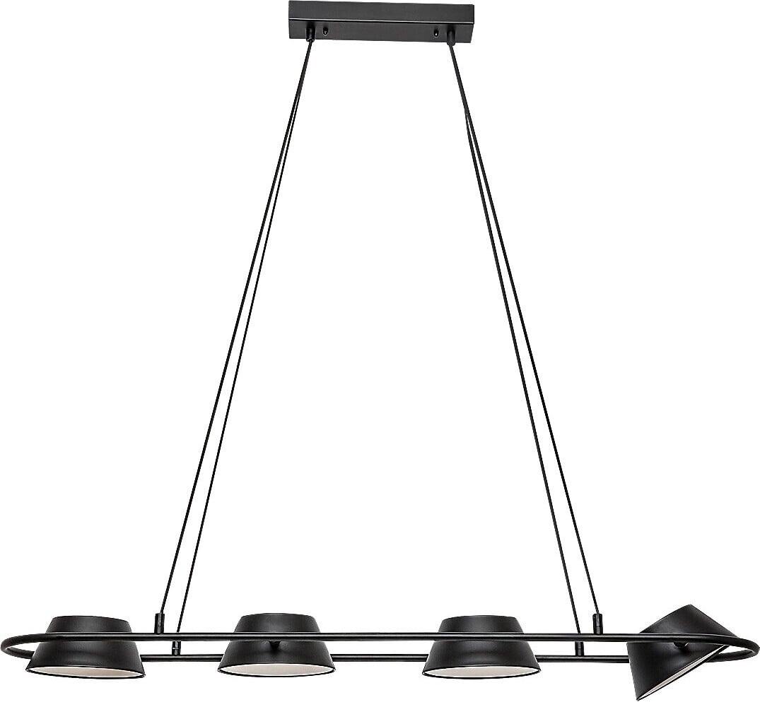 Rabalux 72218 Moderne Hanglamp in Zwart Metaal
