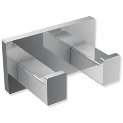 Hewi System 900 Q Doppelhaken 900Q90.00240 chrom, aus Edelstahl, 75x40x44mm