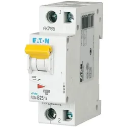 Eaton, Schutzschalter, Leitungsschutzschalter, 25 A, 1p+N, 242251