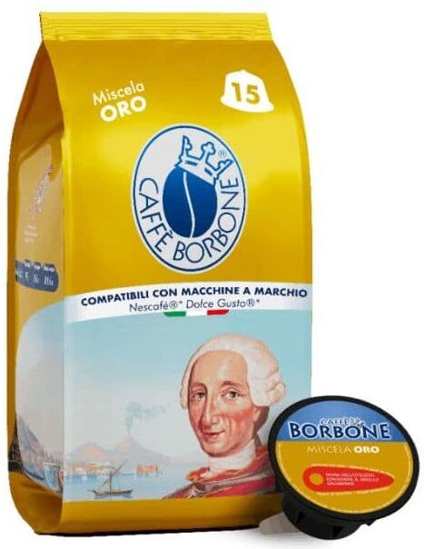 Caffè Borbone 15 Miscela Oro Capsule  Compatibili Dolce Gusto