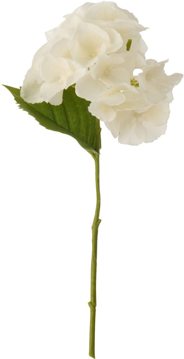 J-Line Hortensia Frisse Toets Textiel Wit Small 4 stuks