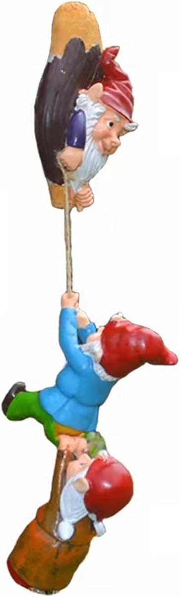 Creatieve Tuinbeeldjes van Hars - Grappige Tuinelfjes voor Tuinversiering, Eettafel Decoratie en Feestjes