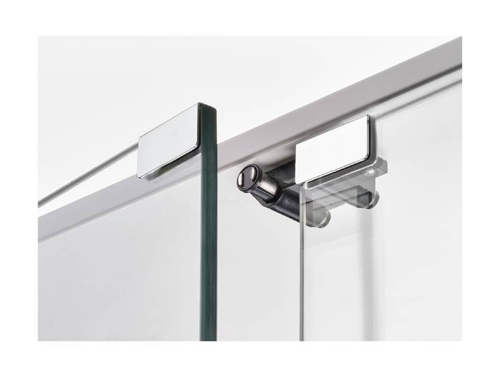 Hettich Druckmagnetschnäpper Touch-Latch Doppel Kunststoff, Stahl Schwarz 47 mm