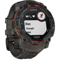 Instinct 3 Solar - 50 mm, Smartwatch Kohle/ Schwarz, Silikon-Armband