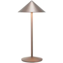 Zafferano - LED-Tischleuchte Pina L, 6W, IP65, Touch-Dimmer, Bronze