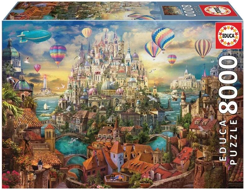 Puzzle 8000 pcs Ville de Rêve - Educa