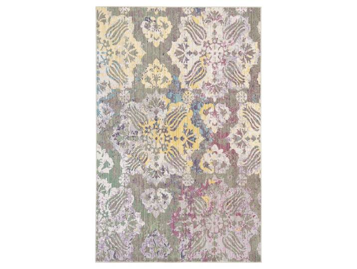 Tapis artisanat inspiré en polyester multicolore, 122 x 183 cm