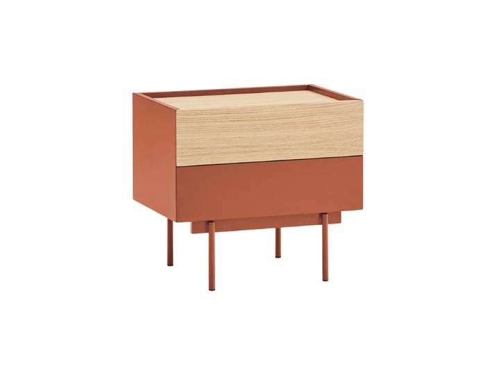 Design Beistell- und Nachttisch „Otto“ Arkilla / Eiche Teulat
