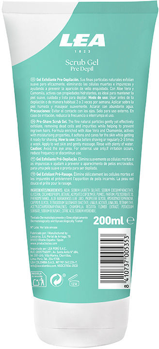 Lea Gel Scrub Donna pre-ceretta 200 ml