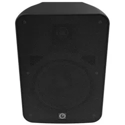 Intusonic 6FP80R 6 Zoll 2-Wege Outdoor Lautsprecher schwarz (Passiv), PA Lautsprecher, Schwarz