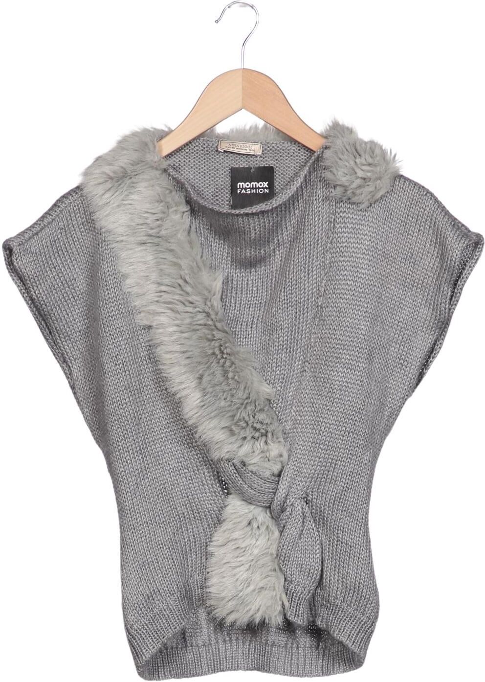 Nina Ricci Damen Pullover, Grau, Gr. M, Mohair / Seide / Viskose / Baumwolle / Synthetik - Second Hand