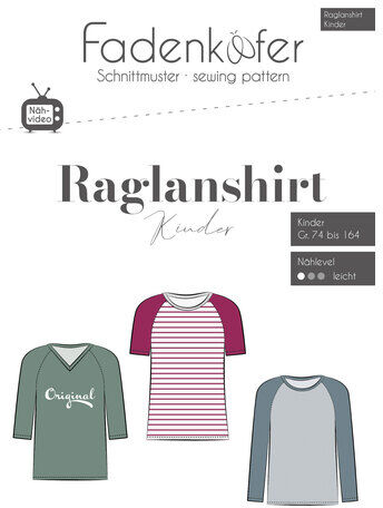 Fadenkäfer Schnitt "Raglanshirt" für Kinder