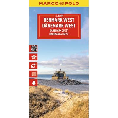 MARCO POLO Reisekarte Dänemark West 1:225.000, Sonstige von , MairDuMont, 978-3-575-02167-0