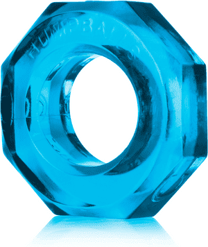 Oxballs Humpballs - Screw Cockring - Ice Blue