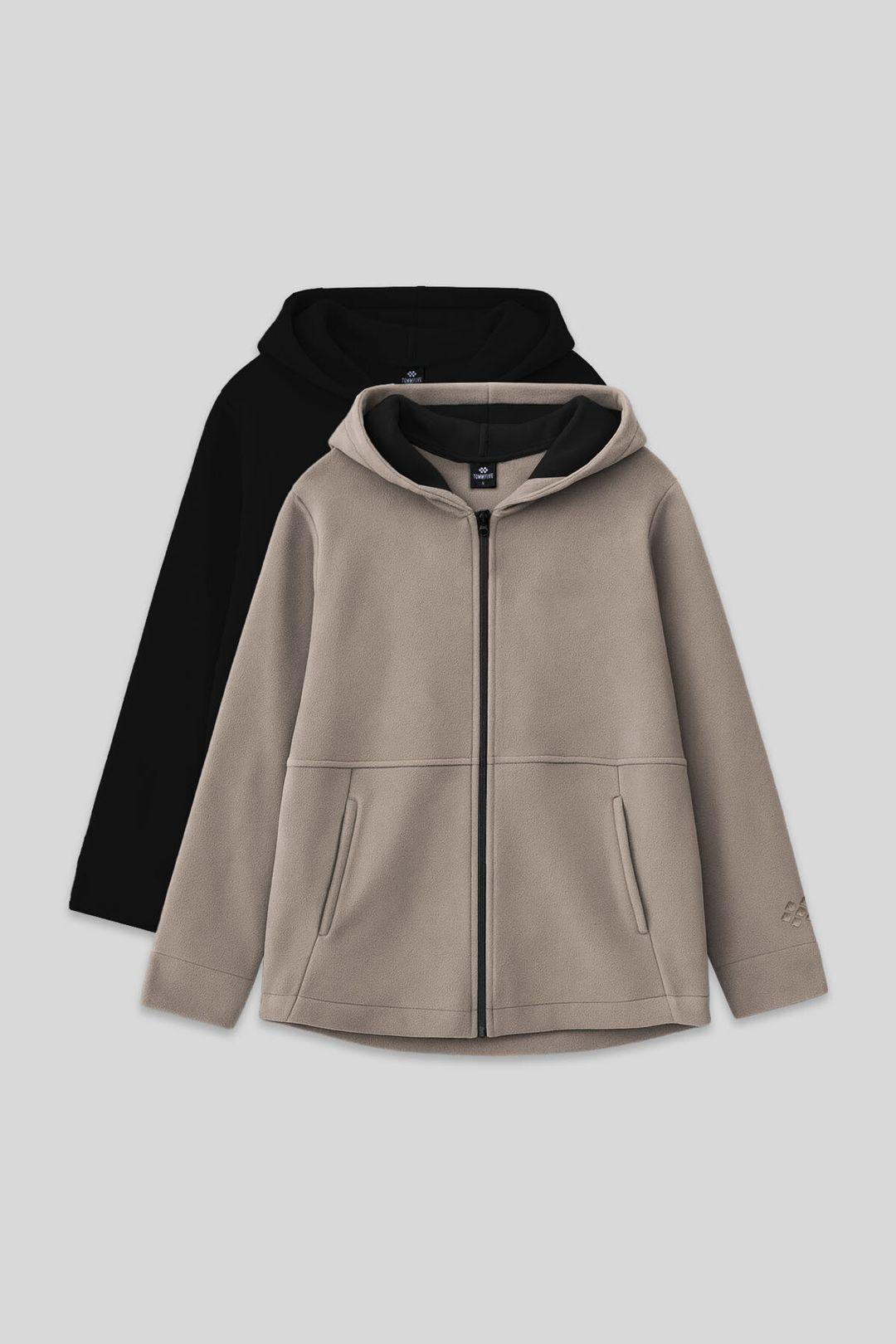 Jugend Unisex Kapuzenzip-Sweatshirt