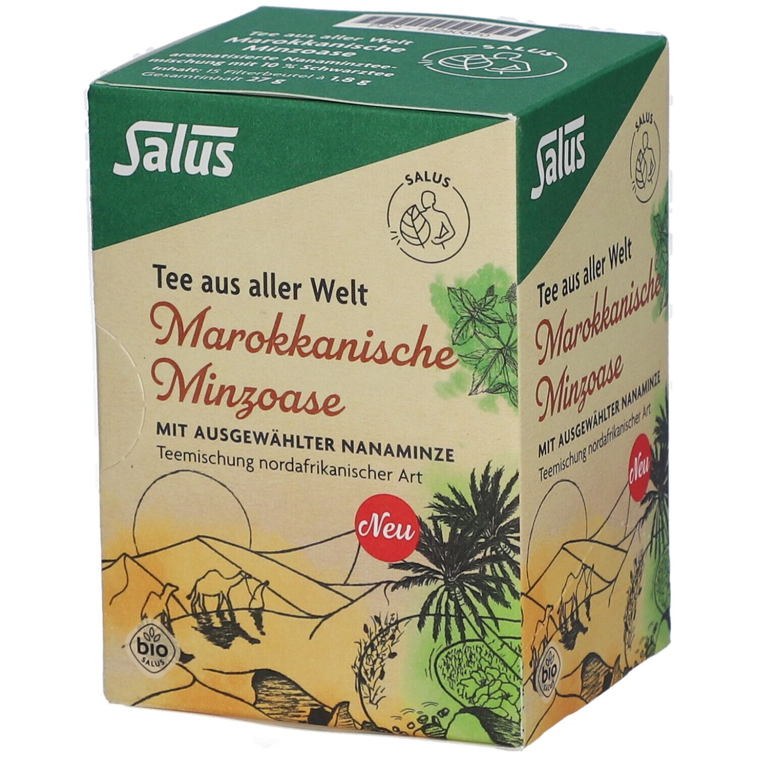 Marokkanische Minzoase Bio Salus Filterbeutel 15 St