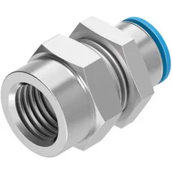Festo, Rohrverbindungstechnik, Steckverschraubung 153167 QSSF-3/8-8-B 1 St.