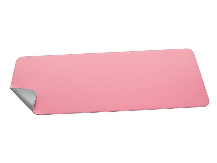 Schreibtischunterlage SIGEL einrollbar , rosa (rosa, silberfarben), B:80cm T:30cm, Schreibunterlagen, Schreibtischunterlage