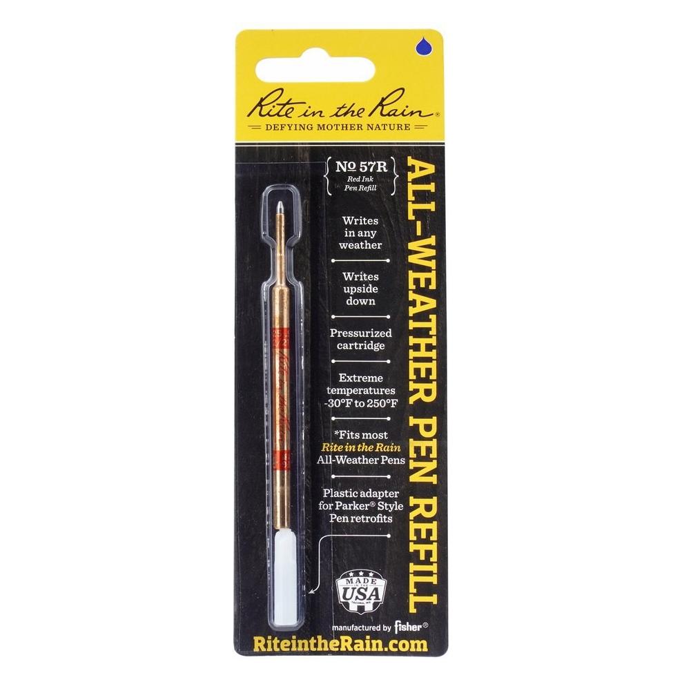 Rite in the Rain Allwetter Stift Nachfüller (Rot, 0.90 mm, 1 Stk.) (RC-755390-Rot)