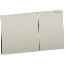Geberit Sigma70  Betätigungsplatte 115622ID1 Square, für 2-Mengen-Spülung, nickel, gebürstet, easy-to-clean-beschichtet